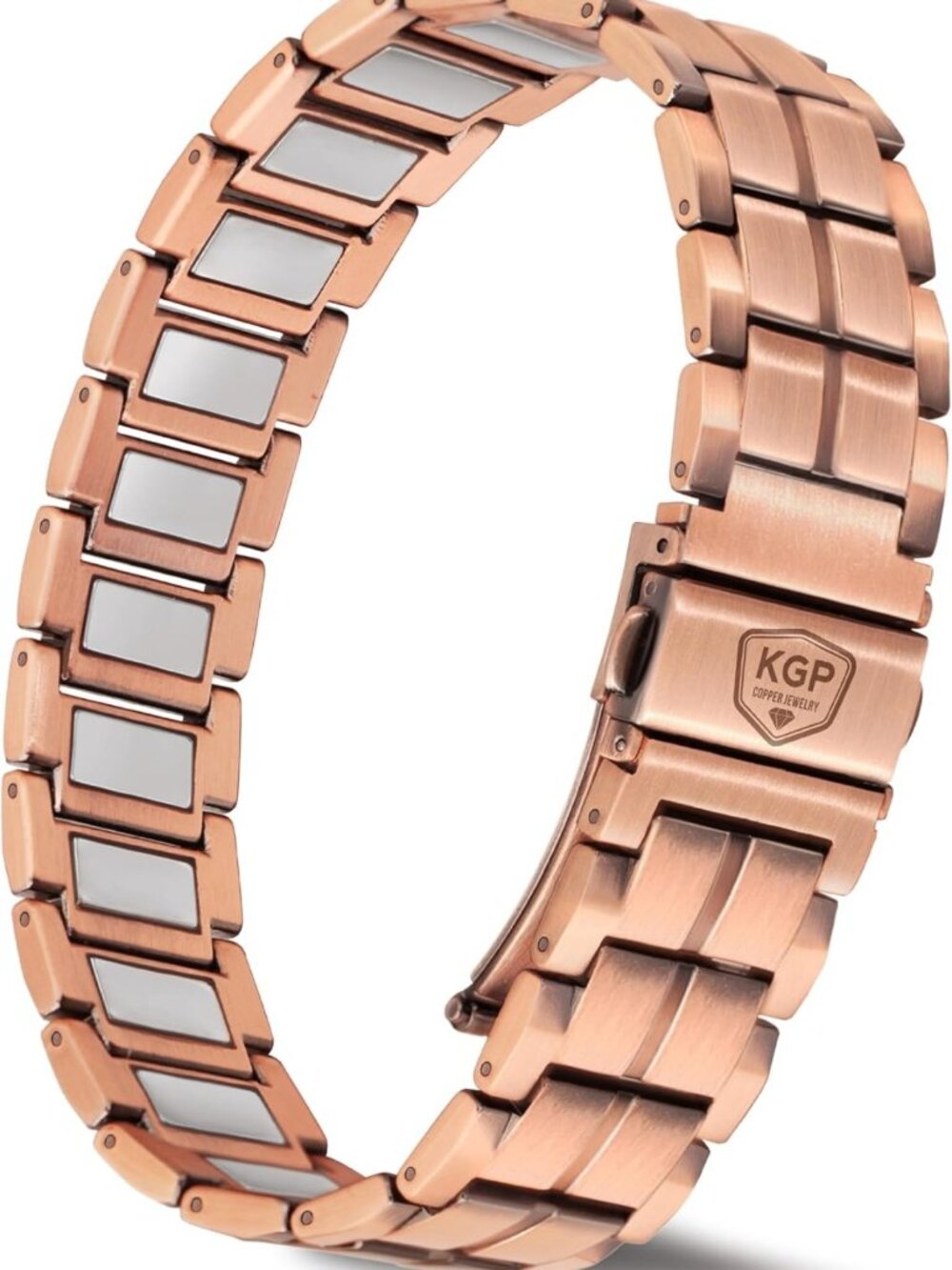 Magnetic Copper Bracelet for Men | 5000 Gauss Therapy, Adjustable & Stylish